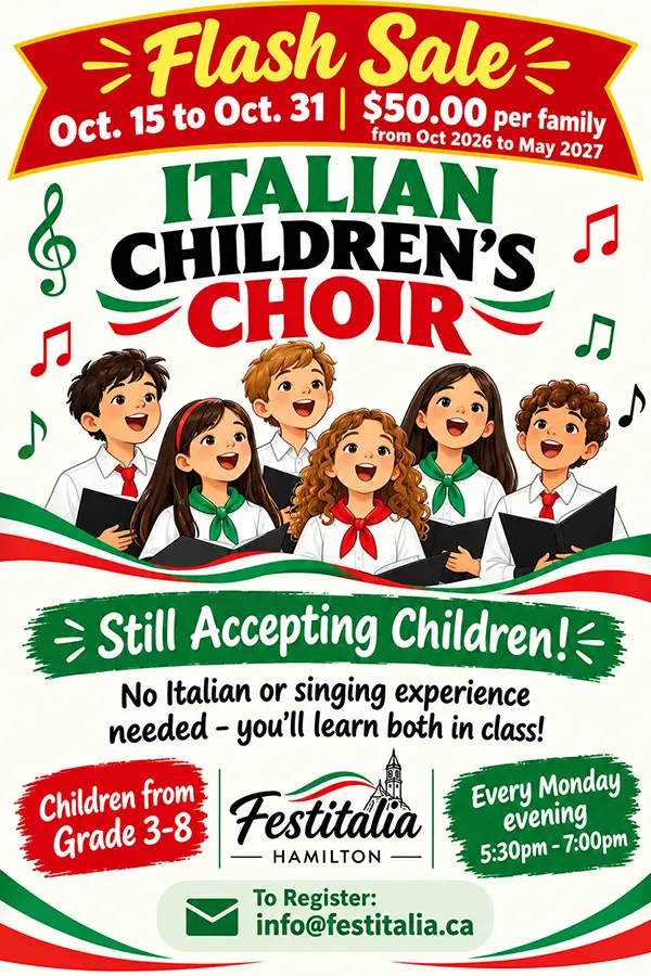 Italian Children's Choir poster
